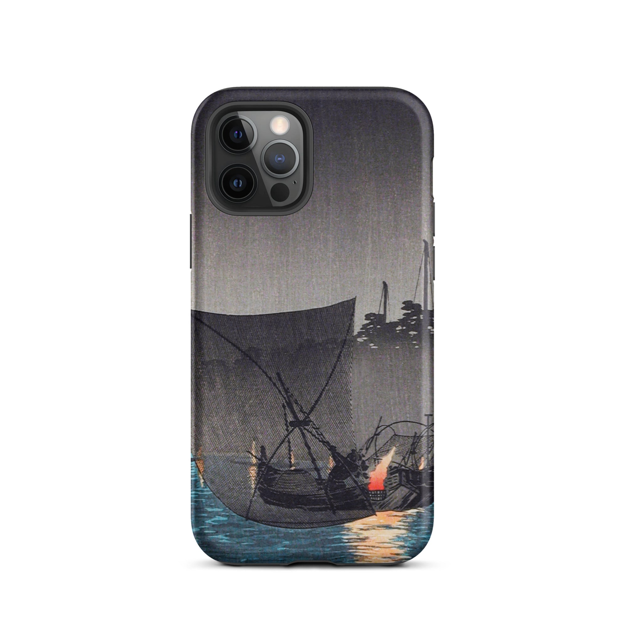 Tsukuda Island Hiroaki Takahashi Iphone Case, 12 Pro / Matte, Smartphone Case Boat Design