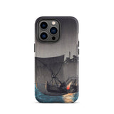 Tsukuda Island - Hiroaki Takahashi Iphone Case, 13 Pro / Matte, Phone Case Boat Scene
