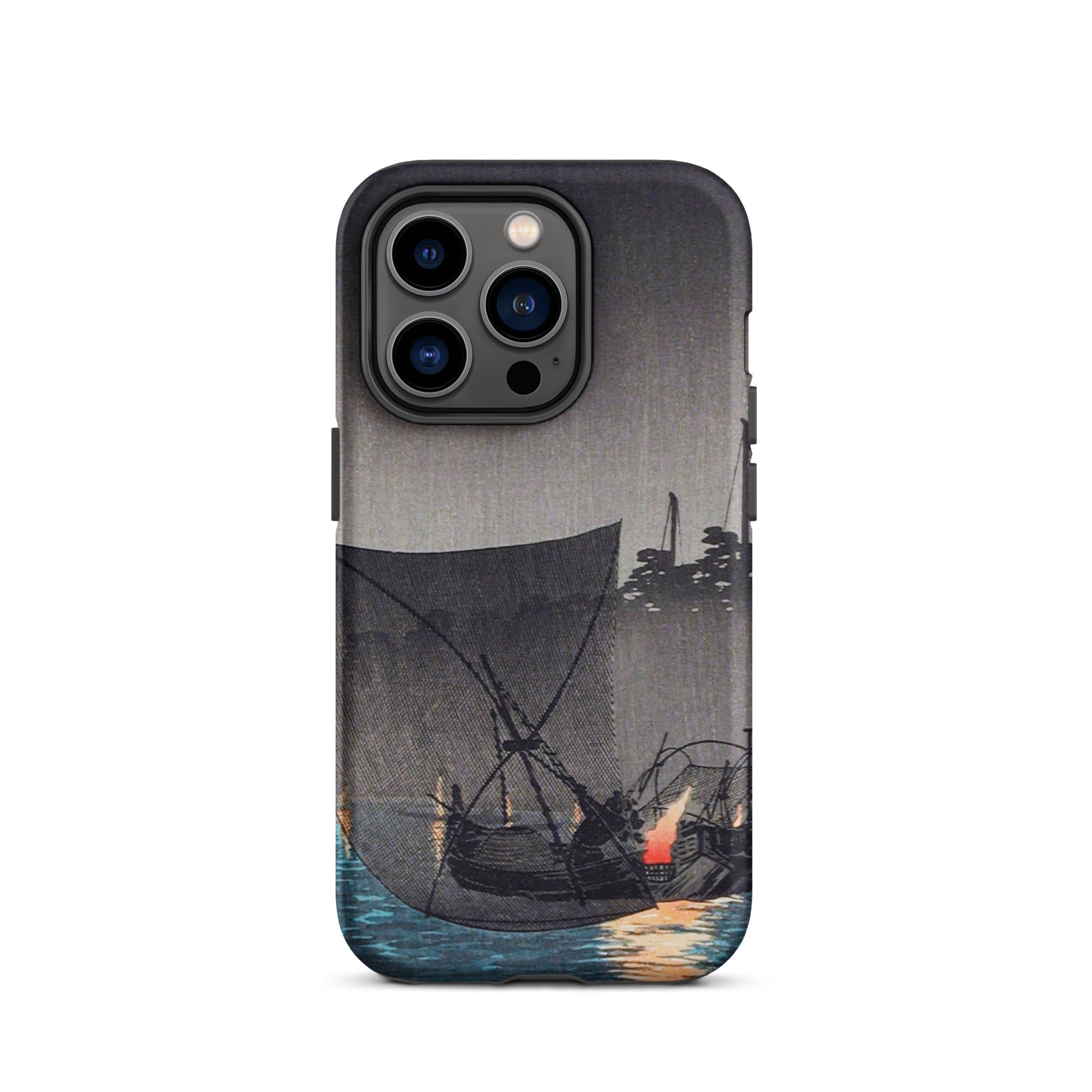 Tsukuda Island Hiroaki Takahashi Iphone Case, 14 Pro / Matte, Smartphone Case Nautical Scene