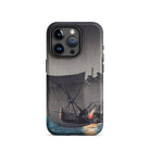 Tsukuda Island Hiroaki Takahashi Iphone Case, 15 Pro / Matte, Black Phone Case Boat Design