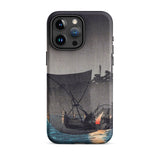 Tsukuda Island - Hiroaki Takahashi Iphone Case, 15 Pro Max / Matte, Iphone Case Japanese Art Print