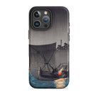 Tsukuda Island Hiroaki Takahashi Iphone Case, 16 Pro Max / Matte, Iphone Case Japanese Style Painting