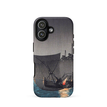Tsukuda Island - Hiroaki Takahashi Phone Case Iphone 17 / Matte 12 Dark Moody Shipwreck Design, Mobile Cases