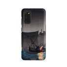 Tsukuda Island Hiroaki Takahashi Samsung Case, Galaxy S20 / Matte, Smartphone Dark Artistic Case Boat Scene