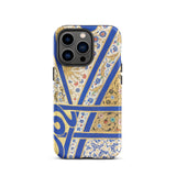 Tughra of Suleiman the Magnificent Iphone Case, 13 Pro / Matte, Ornate Blue Gold Phone Case