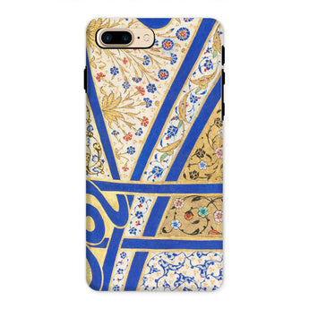 Tughra of Suleiman the Magnificent Iphone Case, 8 Plus / Matte, Floral Geometric Patterned Phone Case
