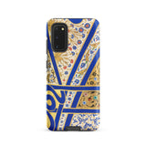 Tughra of Suleiman the Magnificent Samsung Case, Galaxy S20 / Matte, Smartphone Case Blue Gold Intricate Floral Geometric Pattern