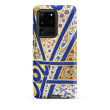 Tughra of Suleiman the Magnificent Samsung Case, Galaxy S20 Ultra / Matte, Phone Case Blue Gold Pattern Floral Motifs