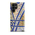 Tughra of Suleiman the Magnificent Samsung Case, Galaxy S22 Ultra / Matte, Smartphone Case Ornate Blue Gold Floral Design