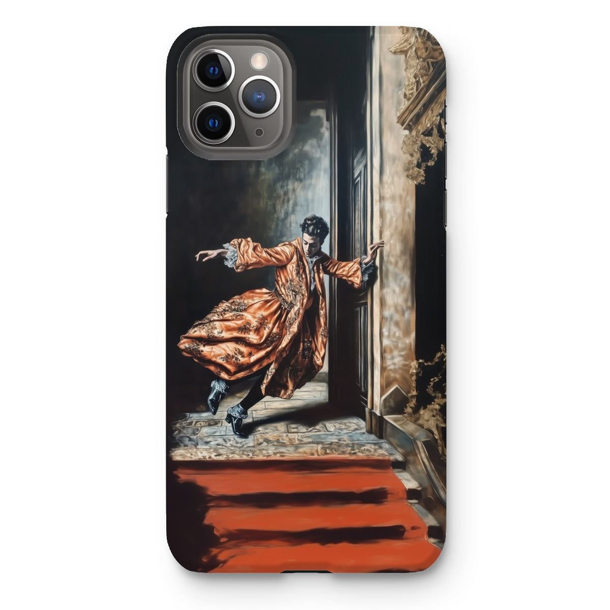 Tumbler - Baroque Surrealism Gay Nobility Iphone Case, 11 Pro Max / Matte, Iphone Case Painting Person Costume