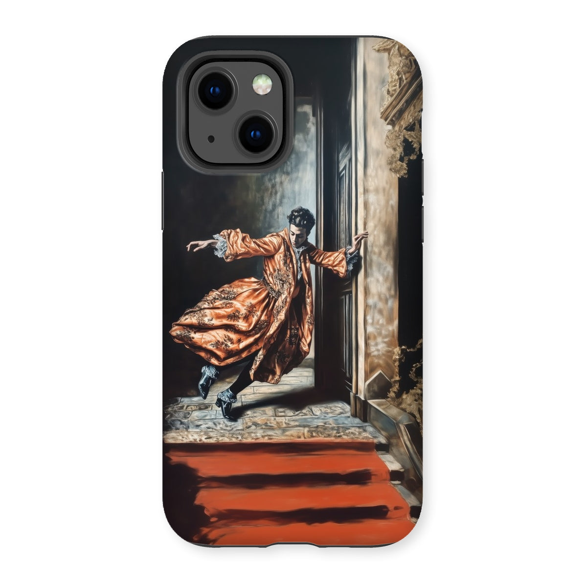 Tumbler - Baroque Surrealism Gay Nobility Iphone Case, 13 / Matte, Iphone Case Painting