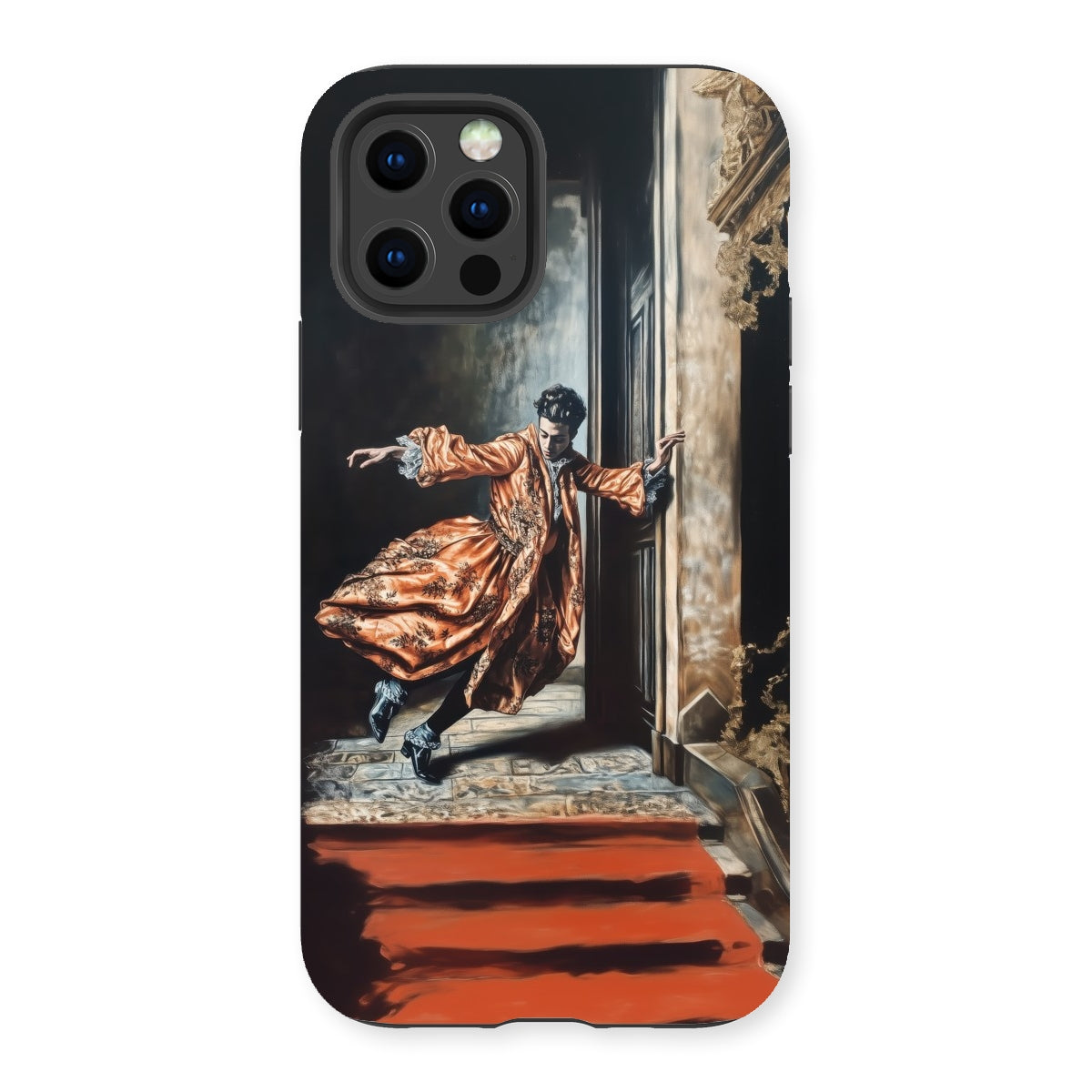 Tumbler - Baroque Surrealism Gay Nobility Iphone Case, 13 Pro / Matte, Iphone Case Painting Masked Figure