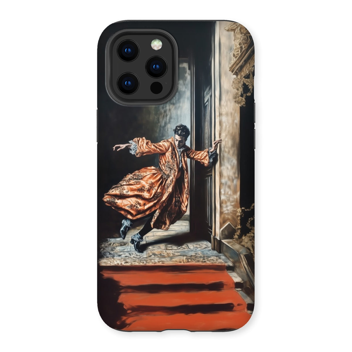 Tumbler - Baroque Surrealism Gay Nobility Iphone Case, 13 Pro Max / Matte, Phone Case Painting Man Robe