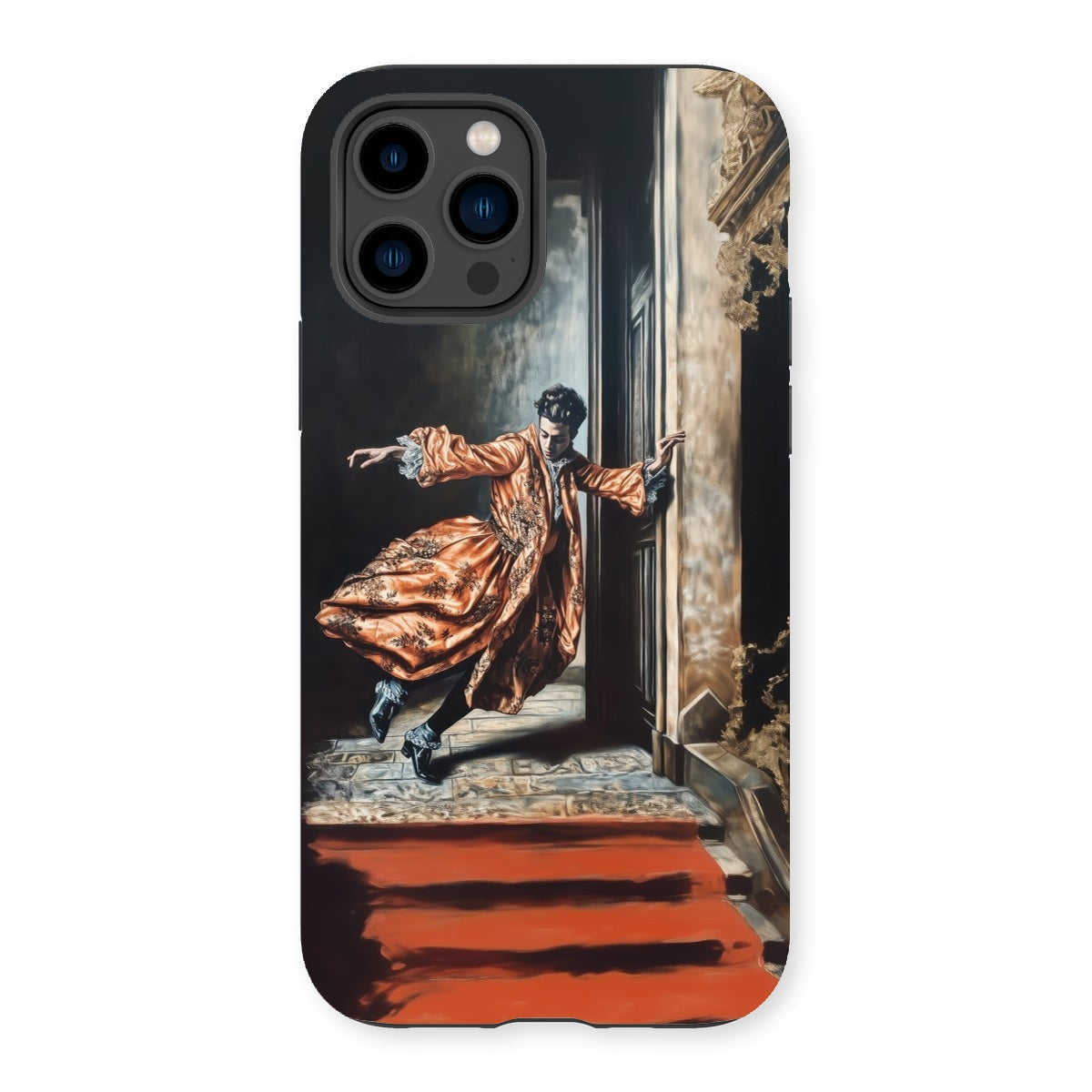 Tumbler - Baroque Surrealism Gay Nobility Iphone Case, 14 Pro / Matte, Phone Case Painting