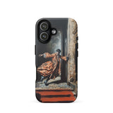 Tumbler - Baroque Surrealism Gay Nobility Phone Case Iphone 17 / Matte Iphone 12 Case Painting Woman Orange Dress Intricate Baroque