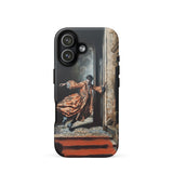 Tumbler - Baroque Surrealism Gay Nobility Phone Case Iphone 17 / Matte Iphone 12 Case Painting Woman Orange Dress Intricate Baroque
