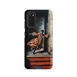 Tumbler - Baroque Surrealism Gay Nobility Samsung Case, Galaxy S20 / Matte, Black Smartphone Case Dramatic Painting Person Elaborate Orange