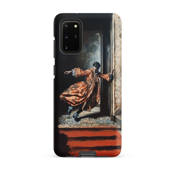 Tumbler - Baroque Surrealism Gay Nobility Samsung Case, Galaxy S20 Plus / Matte, Black Smartphone Case Printed Person Historical-style Dress