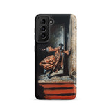 Tumbler - Baroque Surrealism Gay Nobility Samsung Case, Galaxy S21 / Matte, Black Smartphone Case Historical Painting Person Masquerade