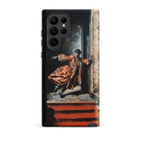 Tumbler - Baroque Surrealism Gay Nobility Samsung Case, Galaxy S22 Ultra / Matte, Black Smartphone Case Vibrant Artistic Depiction Person