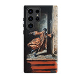 Tumbler - Baroque Surrealism Gay Nobility Samsung Case, Galaxy S23 Ultra / Matte, Smartphone Case Dramatic Painting Person Ornate Orange