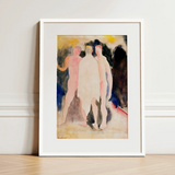 Turkish Bath - Charles Demuth Art Print / Canvas, 12x16’’ / 31x41cm / White Frame / Matboard, Posters Prints & Visual Artwork, Toby Leon