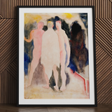 Turkish Bath - Charles Demuth Art Print / Canvas, 24x32’’ / 61x81cm / Black Frame / Matboard, Posters Prints & Visual Artwork, Toby Leon