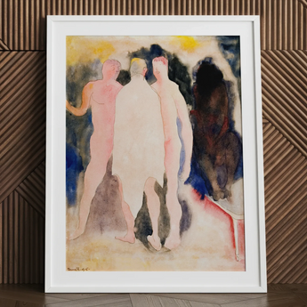 Turkish Bath - Charles Demuth Art Print / Canvas, 24x32’’ / 61x81cm / White Frame / Matboard, Posters Prints & Visual Artwork, Toby Leon