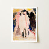 Turkish Bath - Charles Demuth Art Print / Canvas, Captures, Three Figures Occupying, Presses Physical Closeness, American World, Prints