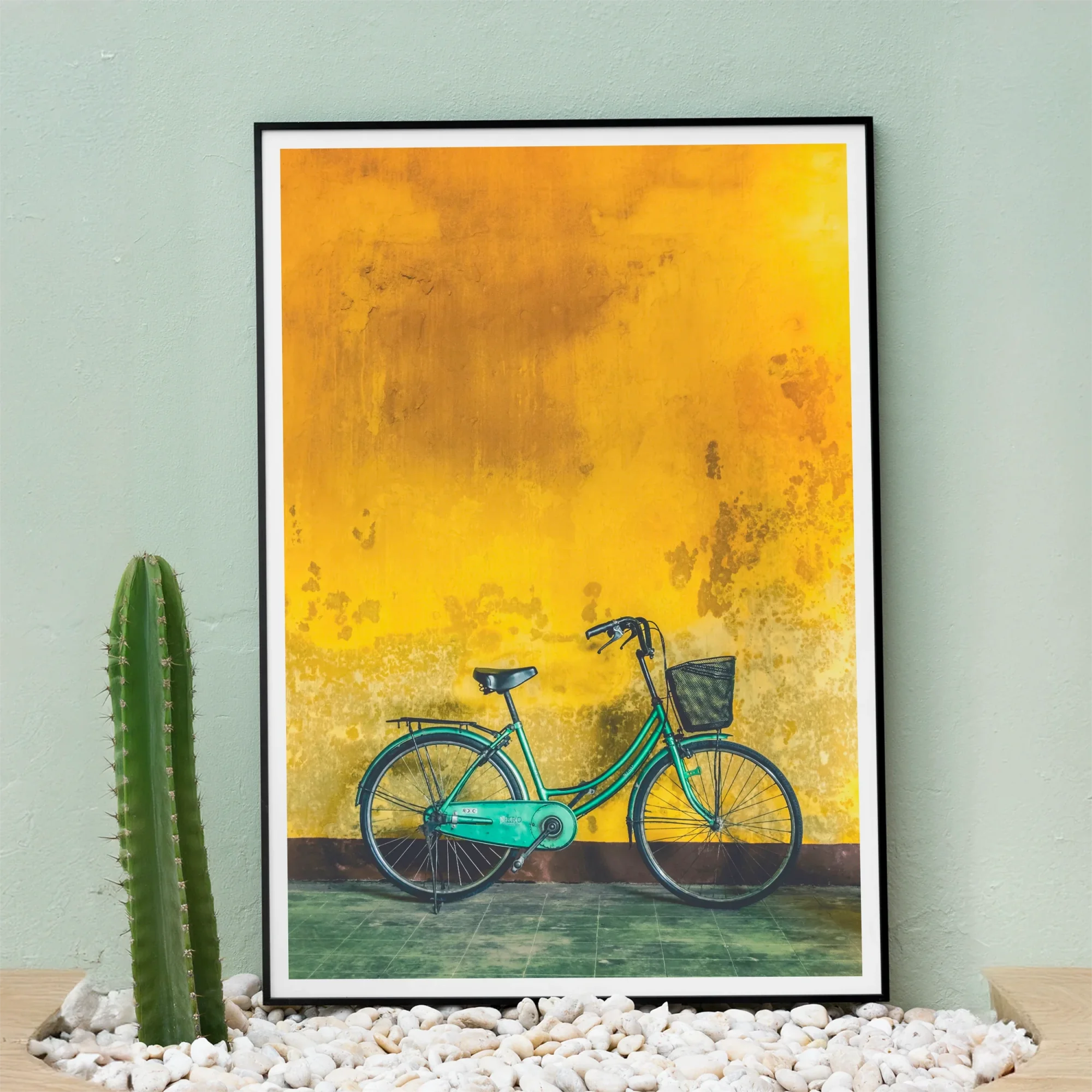 Lemon Lime - Hoi an Vietnam Bicycle Art Print Posters Prints & Visual Artwork