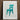Vibrant Turquoise Wooden Chair Carved Backrest Depicted Artistic Claflin Decorative Decor, Art Print