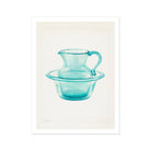 Wash Bowl & Pitcher - Charles Caseau 1930s Art Print 24’’x32’’ Posters Prints Visual Artwork