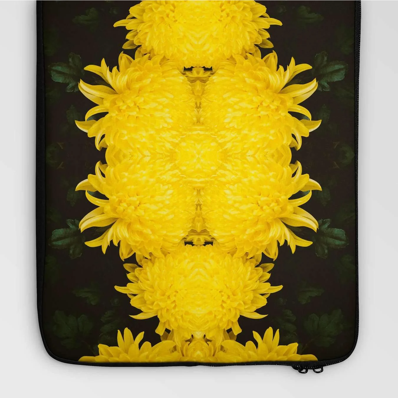 Tweedledee - Chrysanthemum Op Art Laptop Sleeve 13 in Computer Covers & Skins