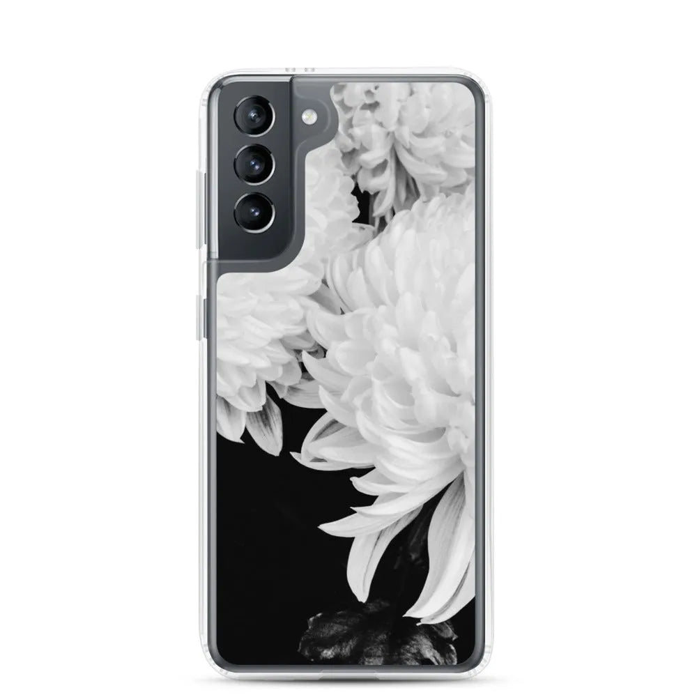 Tweedledee Samsung Galaxy Case - Black And White - Samsung Galaxy S21 - Mobile Phone Cases - Aesthetic Art