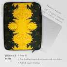 Tweedledum - Chrysanthemum Op Art Laptop Sleeve Computer Covers & Skins