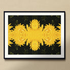 Tweedledum - Chrysanthemum Op Art Print