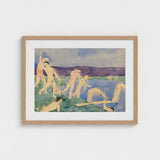 Twelve Nude Boys at the Beach - Charles Demuth Fine Art Print / Canvas Pale Figures Emerge, Pagan Tableau Echoing, Aqueous Oblivion Prints