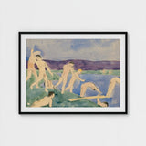 Twelve Nude Boys at the Beach - Charles Demuth Fine Art Print / Canvas Pale Figures Emerge, Pagan Tableau Echoing, Aqueous Oblivion Prints
