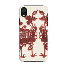 Twin Flame Phoenix - Taguchi Tomoki Iphone Case, Xr / Matte, Kite-944375121, Phone Case Red Decorative Design Stylized Birds Mythical
