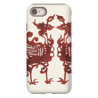 Twin Flame Phoenix - Taguchi Tomoki Iphone Case, 8 / Matte, Kite-944375115, Phone Case Red Decorative Pattern Stylized Birds Mythical