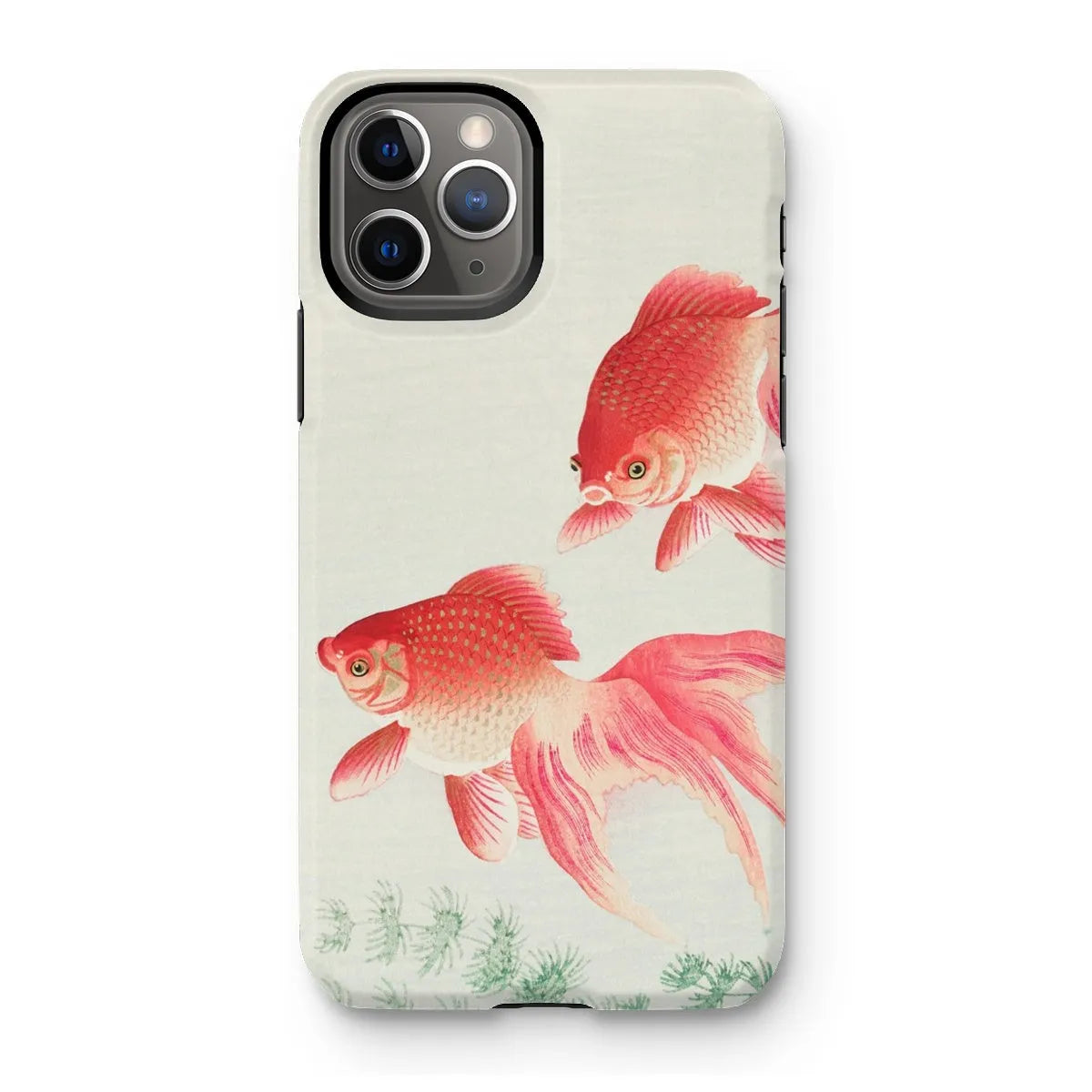Two Goldfish - Kacho-e Shin-hanga Phone Case - Ohara Koson - Iphone 11 Pro / Matte - Mobile Phone Cases - Aesthetic Art