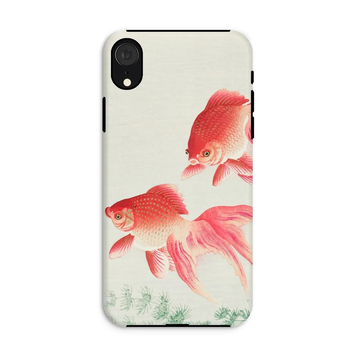 Two Goldfish - Kacho-e Shin-hanga Phone Case - Ohara Koson - Iphone Xr / Matte - Mobile Phone Cases - Aesthetic Art