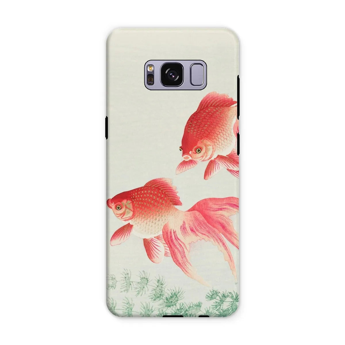 Two Goldfish - Kacho-e Shin-hanga Phone Case - Ohara Koson - Samsung Galaxy S8 Plus / Matte - Mobile Phone Cases