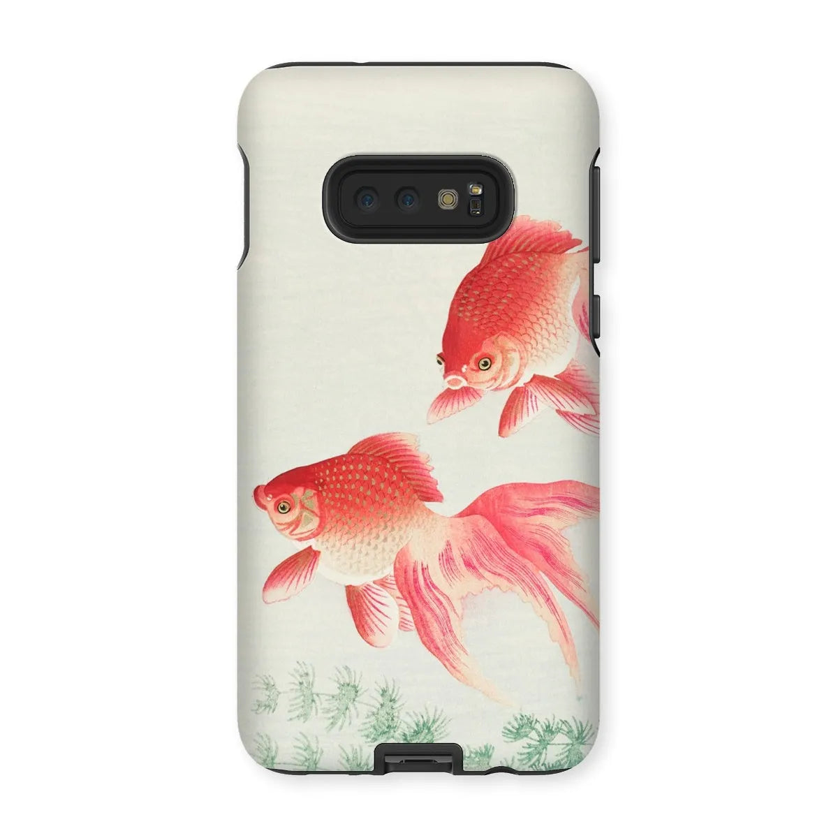 Two Goldfish - Kacho-e Shin-hanga Phone Case - Ohara Koson - Samsung Galaxy S10e / Matte - Mobile Phone Cases