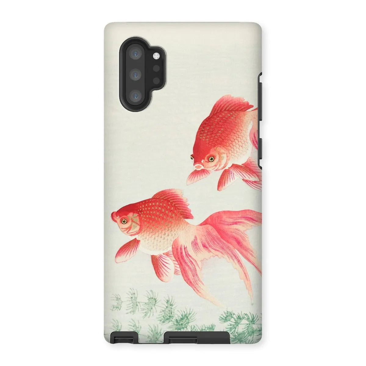 Two Goldfish - Kacho-e Shin-hanga Phone Case - Ohara Koson - Samsung Galaxy Note 10p / Matte - Mobile Phone Cases