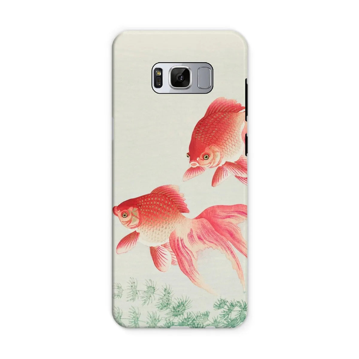 Two Goldfish - Kacho-e Shin-hanga Phone Case - Ohara Koson - Samsung Galaxy S8 / Matte - Mobile Phone Cases - Aesthetic