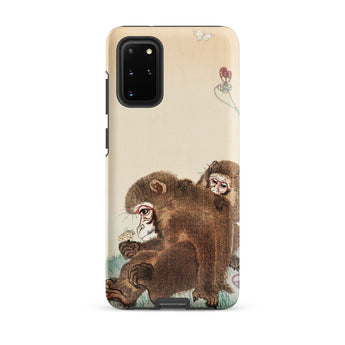 Two Monkeys - Ohara Koson Samsung Case, Galaxy S20 Plus / Matte, Smartphone Case Artistic Depiction Two Monkeys