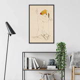 Two Nude Women Embracing - Egon Schiele Art Print / Canvas, Egon Schiele’s Provocative World, Tantalizing Art Print, Nude Women Embracing