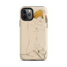 Two Nude Women Embracing Egon Schiele Iphone Case, 11 Pro / Matte, Iphone Case Nude Art