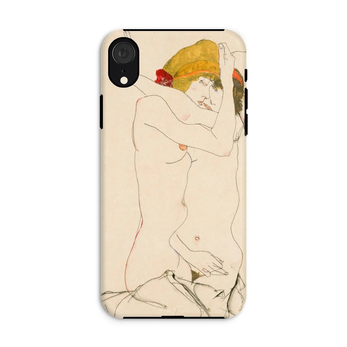 Two Nude Women Embracing - Egon Schiele Iphone Case Xr / Matte Mobile Phone Cases